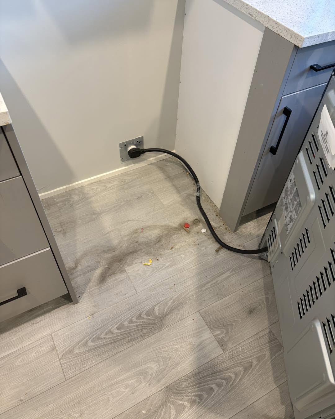 Kitchen deep clean before treatment